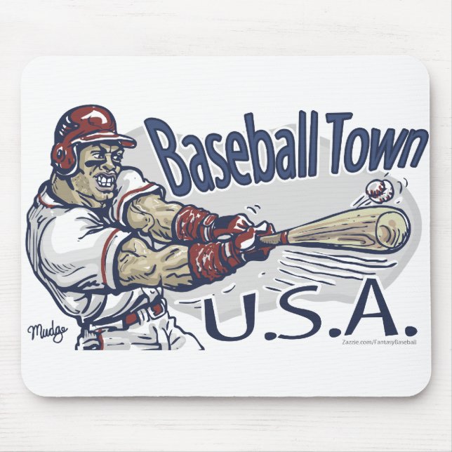 Baseball Town USA Mousepad (Front)