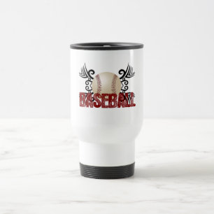 Baseball Tribal Travel Mug