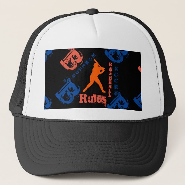 BASEBALL TRUCKER HAT (Front)