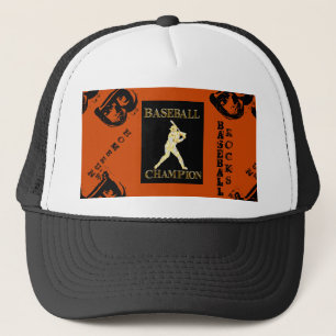 Baseball trucker hat