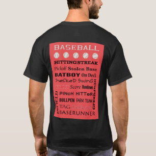 BASEBALL typography T-Shirt