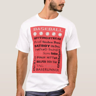 BASEBALL typography T-Shirt