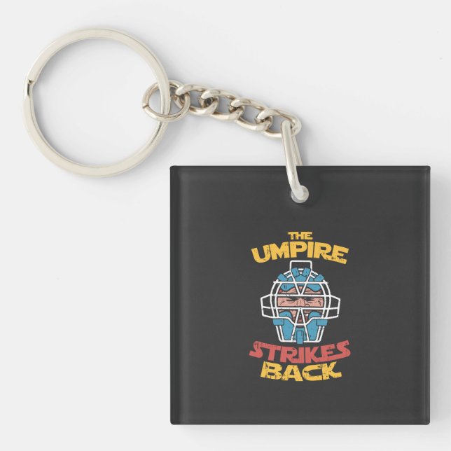 Baseball Umpire Key Ring (Front)