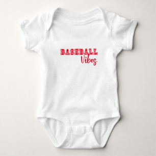 Baseball Vibes Baby Bodysuit
