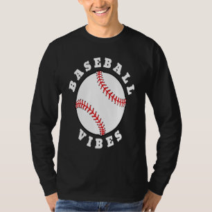 Baseball Vibes Sports Kids Mum Dad Men Women 1 T-Shirt