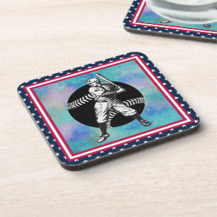 Baseball:Vintage Beverage Coaster