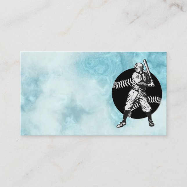 Baseball:Vintage Business Card (Front)