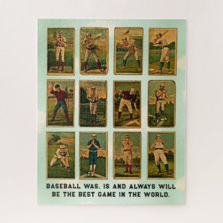 Baseball Vintage Jigsaw Puzzle