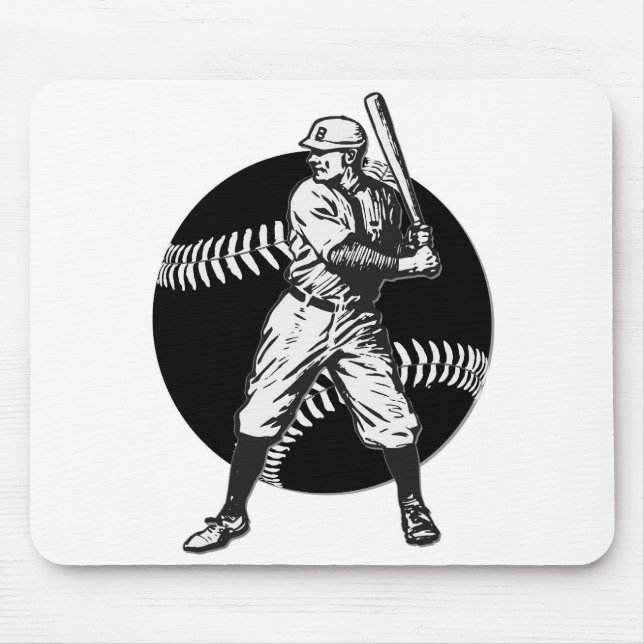 Baseball:Vintage Mouse Mat (Front)