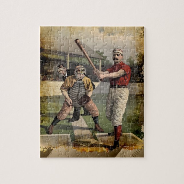 Baseball:Vintage Puzzle (Vertical)