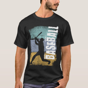 Baseball Vintage Retro Baseball Player T-Shirt