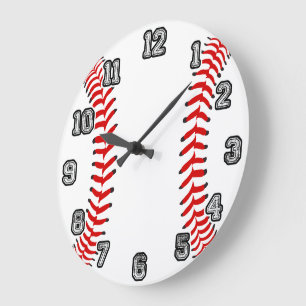 Baseball Wall Clock