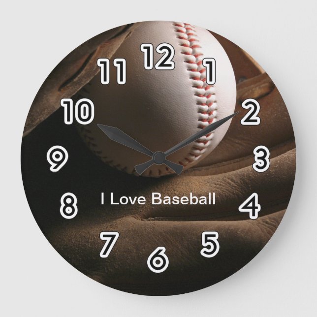 Baseball Wall Clocks (Front)