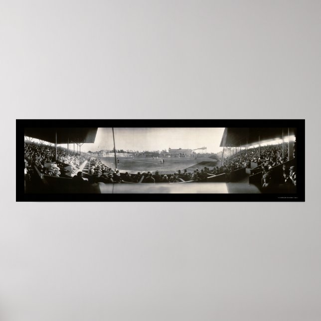 Baseball Washington Park Photo 1911 Poster (Front)