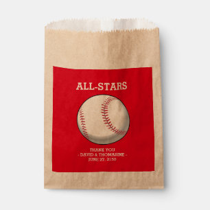 Baseball Wedding Favour Bags