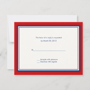 Baseball Wedding Invitation reply cards