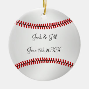 Baseball wedding Ornament