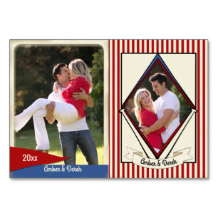 Baseball Wedding Trading Cards