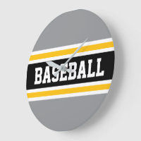 BASEBALL White Black Grey Orange Racing Stripes