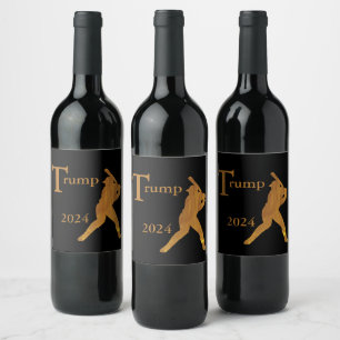 Baseball Wine Label