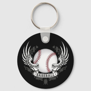 Baseball Wings Keychain