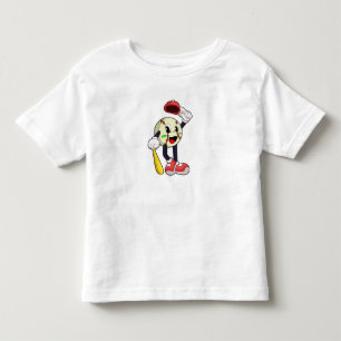 Baseball with Baseball bat Toddler T-Shirt