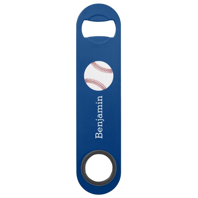 Baseball with Custom Name - Royal Blue (Front)