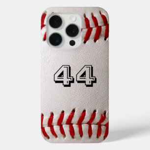 Baseball with Customisable Number iPhone 15 Pro Case