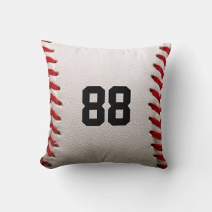 Baseball with Customisable Number Cushion