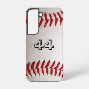 Baseball with Customisable Number Samsung Galaxy Case