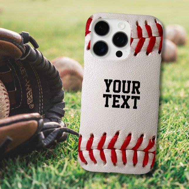 Baseball with Customisable Text Case-Mate iPhone Case (Creator Uploaded)