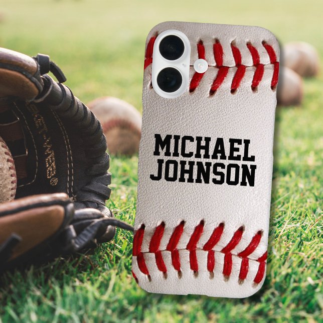 Baseball with Customisable Text Case-Mate iPhone Case (Creator Uploaded)