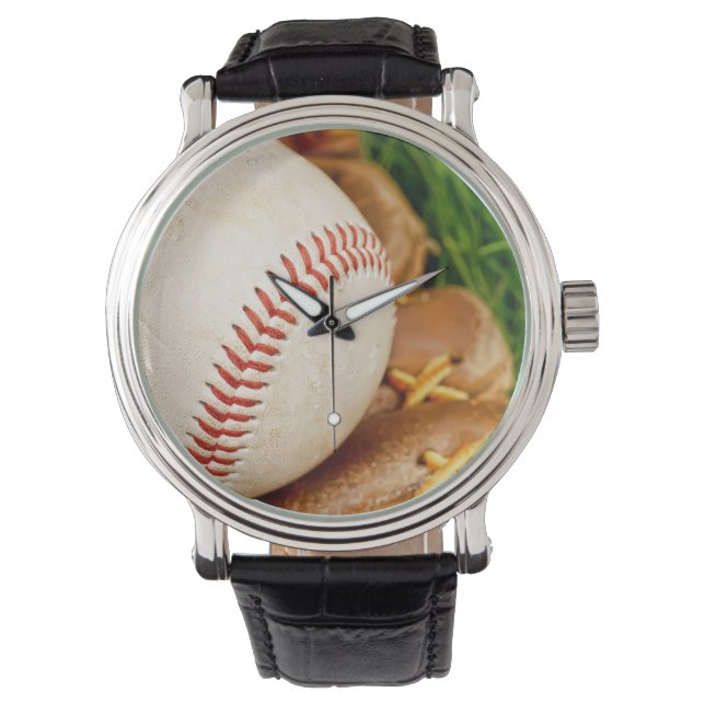 Baseball with Mitt Watch (Front)