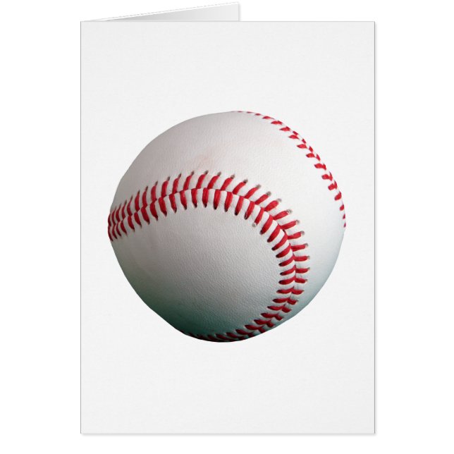Baseball with Red Stitching (Front)