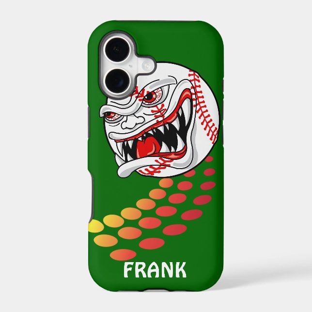 Baseball with Teeth - Customisable! (Back)