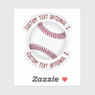 Baseball With Text