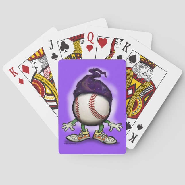 Baseball Wizard Playing Cards (Back)