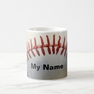 Baseball Your Name Coffee Mug