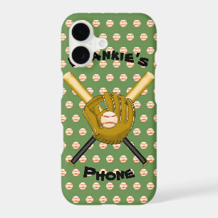 Baseballs & Bats Cell Phone Case