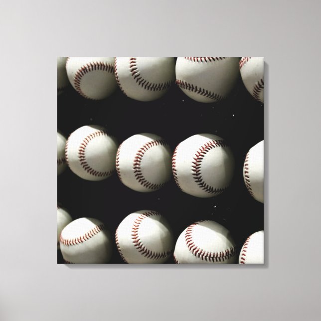 Baseballs Canvas Print (Front)