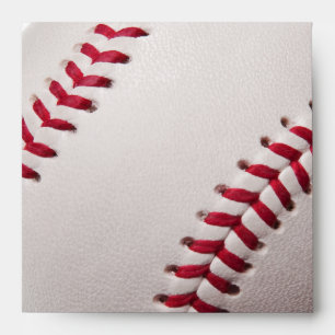 Baseballs - Customise Baseball Background Template Envelopes