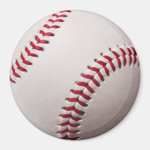 Baseballs - Customise Baseball Background Template Magnet