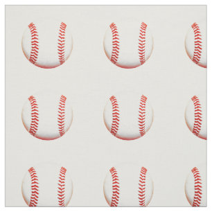 Baseballs Fabric