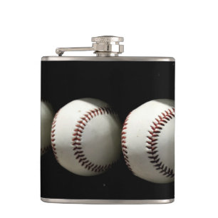 Baseballs Hip Flask