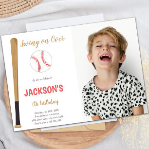Baseballs Invitations with photo