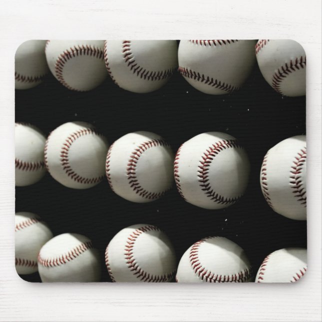 Baseballs Mouse Mat (Front)