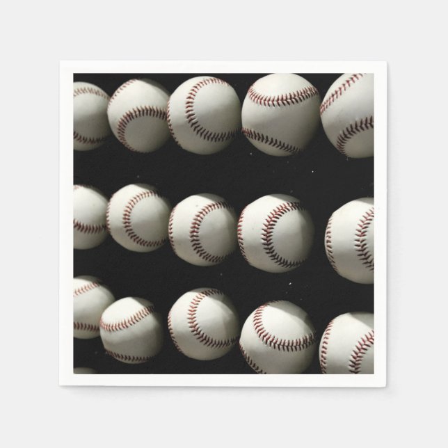 Baseballs Napkin (Front)