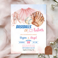 Baseballs or Tutus Gender Reveal