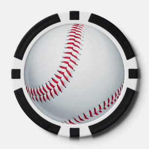 Baseballs Poker Chips