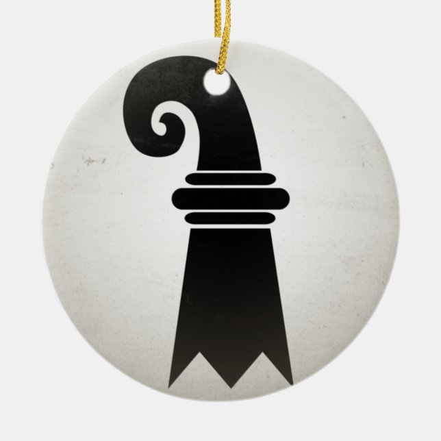 Basel Ceramic Tree Decoration (Front)